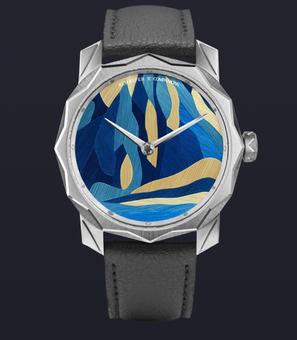 Solune Grand Art Antarctica Straw Marquetry
