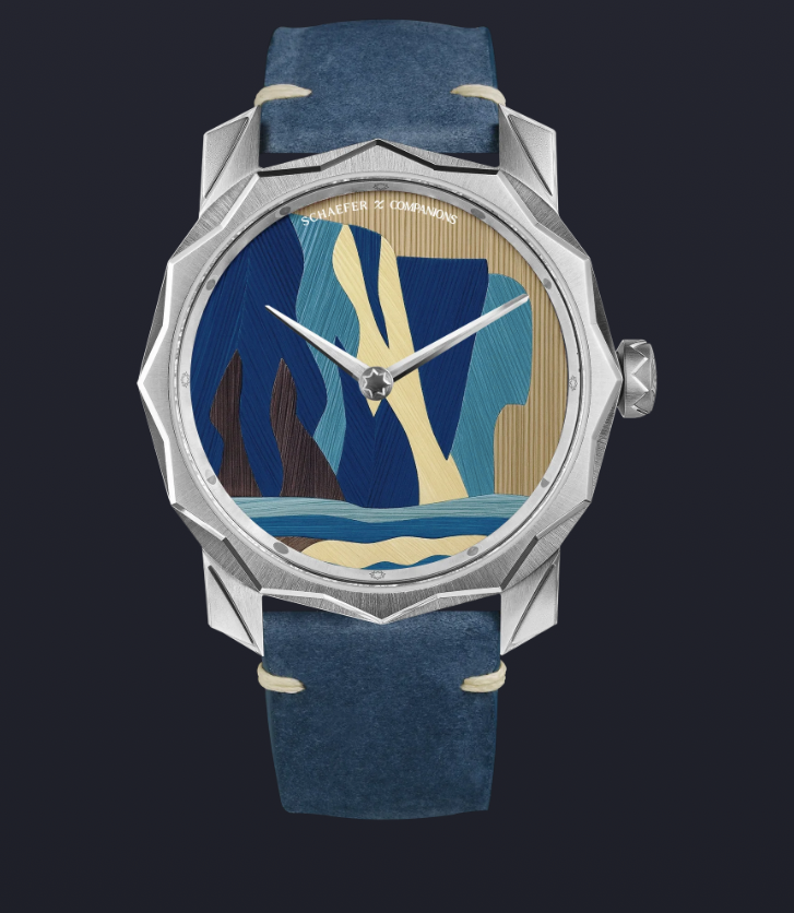Solune Grand Art Antarctica Straw Marquetry