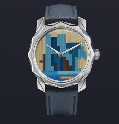 Solune Grand Art Antarctica Straw Marquetry