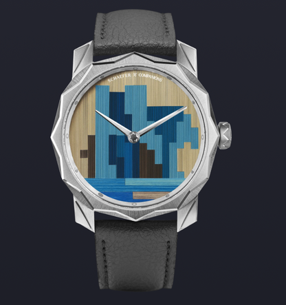 Solune Grand Art Antarctica Straw Marquetry