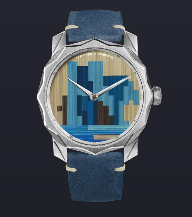 Solune Grand Art Antarctica Straw Marquetry
