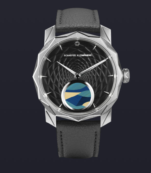 Solune Medallion Antarctica Straw Marquetry