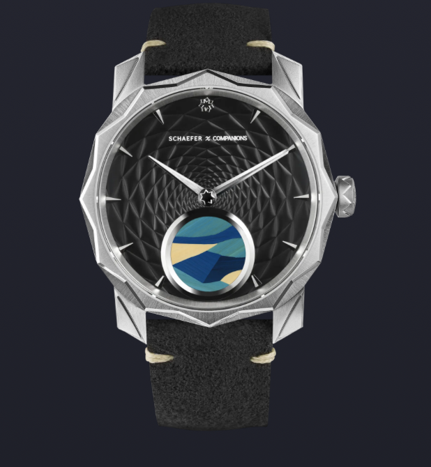 Solune Medallion Antarctica Straw Marquetry