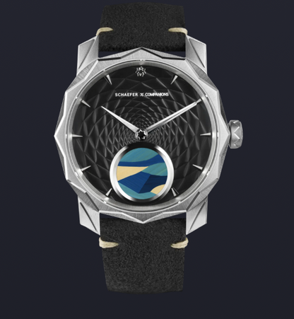 Solune Medallion Antarctica Straw Marquetry