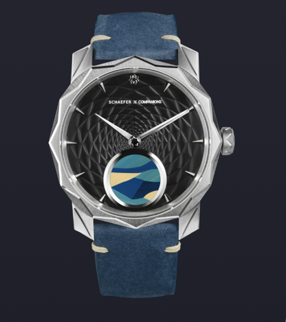 Solune Medallion Antarctica Straw Marquetry