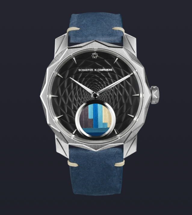 Solune Medallion Antarctica Straw Marquetry