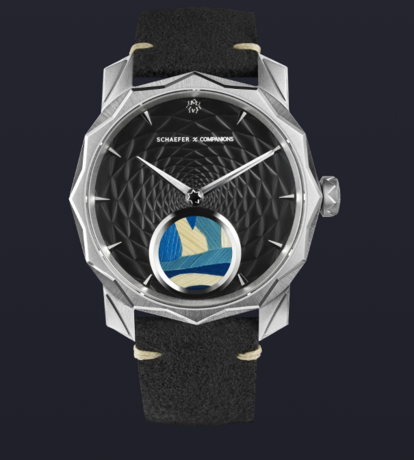 Solune Medallion Antarctica Straw Marquetry