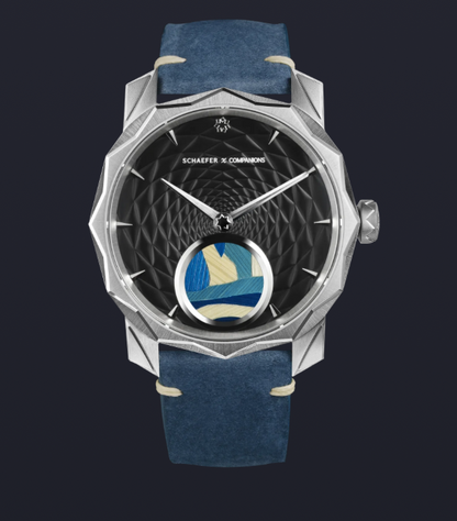 Solune Medallion Antarctica Straw Marquetry