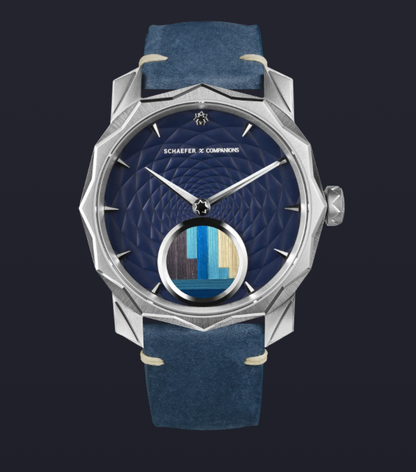 Solune Medallion Antarctica Straw Marquetry