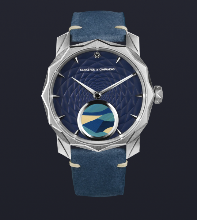 Solune Medallion Antarctica Straw Marquetry