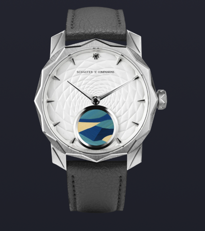 Solune Medallion Antarctica Straw Marquetry