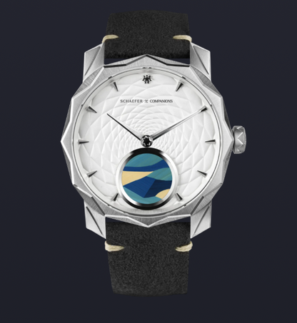 Solune Medallion Antarctica Straw Marquetry