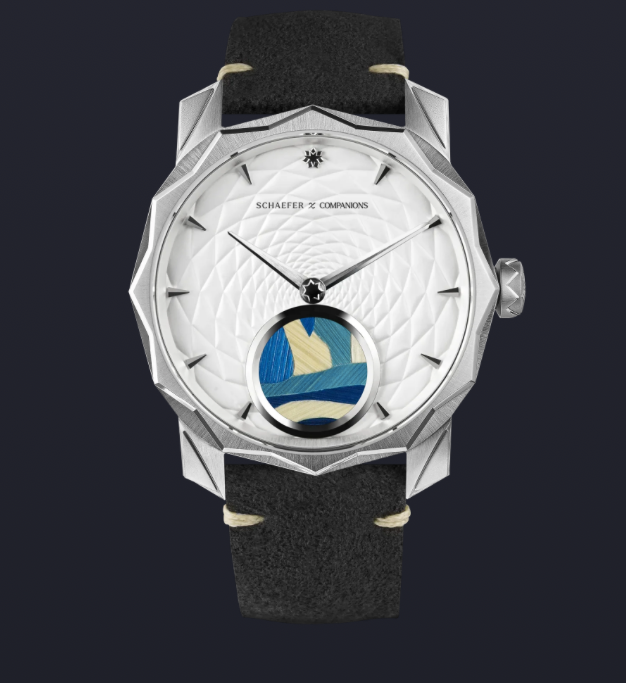 Solune Medallion Antarctica Straw Marquetry