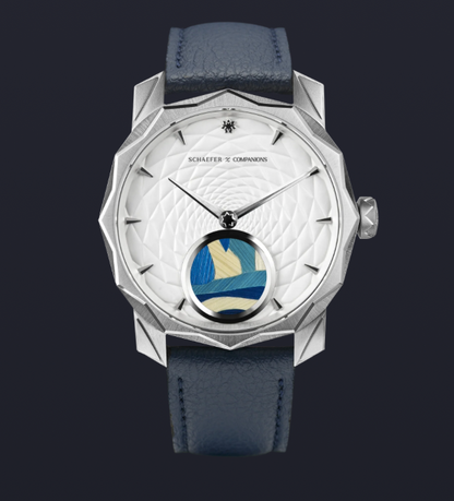 Solune Medallion Antarctica Straw Marquetry